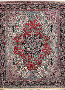 Firebrick Isfahan 8' 2 x 10' - SKU 37769