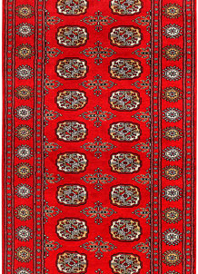 Dark Red Bokhara 3' x 6' - No. 41481