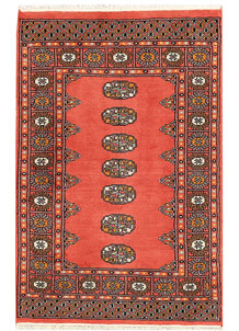 Indian Red Bokhara 3' x 4' 7 - No. 44038