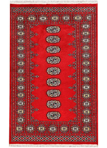 Red Bokhara 2' 11 x 4' 9 - No. 44152