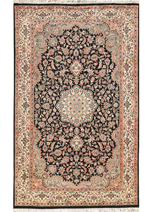 Black Isfahan 4' 6 x 7' 3 - No. 44756