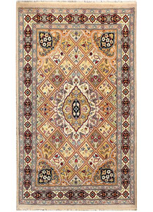 Multi Colored Isfahan 3' 1 x 5' - No. 44779