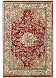 Firebrick Isfahan 6' 2 x 9' 2 - No. 44821