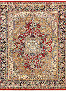 Firebrick Isfahan 8' 1 x 10' 4 - SKU 44866