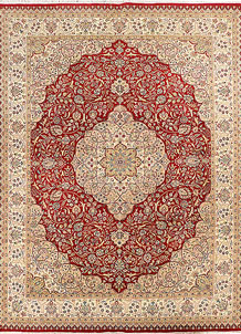 Firebrick Isfahan 9' x 11' 11 - No. 44898