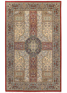 Multi Colored Isfahan 4' 7 x 7' 5 - No. 44937