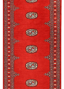Red Bokhara 2' 7 x 8' 8 - No. 45166
