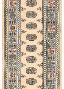 Antique White Bokhara 2' 8 x 9' 3 - No. 45352