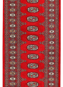 Dark Red Bokhara 2' 8 x 9' 3 - No. 45369