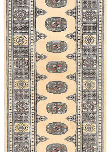 Antique White Bokhara 2' 6 x 9' 5 - No. 45370