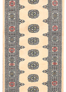 Antique White Bokhara 2' 7 x 10' 2 - No. 45465