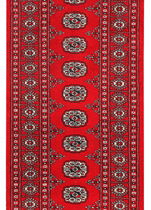 Dark Red Bokhara 2' 6 x 10' 6 - No. 45556