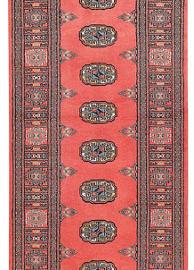 Indian Red Bokhara 2' 7 x 10' 8 - No. 45648