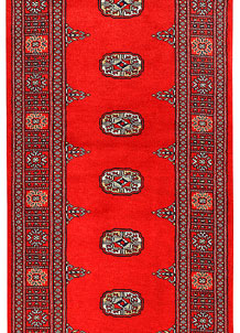 Red Bokhara 2' 7 x 11' 4 - No. 45652