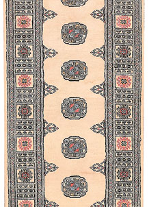Antique White Bokhara 2' 6 x 11' 10 - No. 45712
