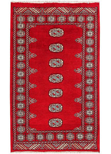 Red Bokhara 2' 11 x 4' 10 - No. 46215