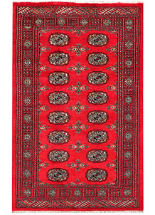 Red Bokhara 3' 1 x 5' - No. 46329