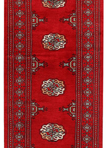 Dark Red Bokhara 2' 7 x 10' 6 - No. 46918