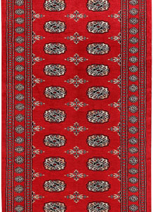 Dark Red Bokhara 3' 2 x 6' - No. 47158