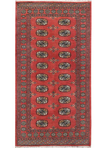 Indian Red Bokhara 3' 1 x 5' 11 - No. 47171