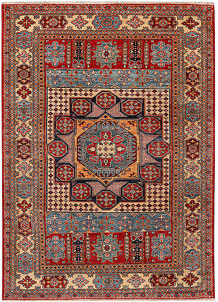 Multi Colored Kazak 4' 11 x 6' 11 - No. 47902