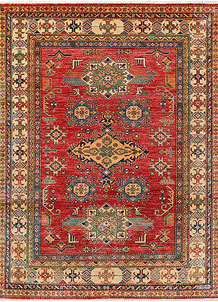 Indian Red Kazak 5' x 6' 6 - No. 47932