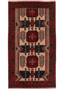 Bisque Baluchi 3' 5 x 6' 4 - SKU 53942