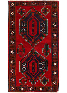 Firebrick Baluchi 3' 5 x 6' 2 - SKU 53944