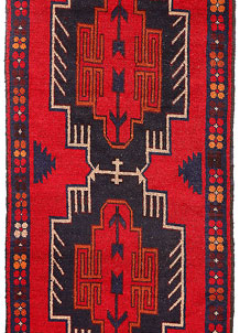 Red Baluchi 2' 7 x 8' 2 - SKU 54799