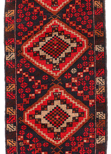 Multi Colored Baluchi 2' 6 x 7' 10 - SKU 54806