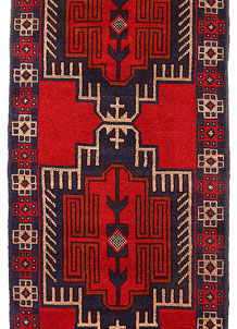 Firebrick Baluchi 2' 7 x 7' 9 - SKU 54807