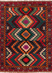 Multi Colored Baluchi 3' 10 x 5' 6 - SKU 55011