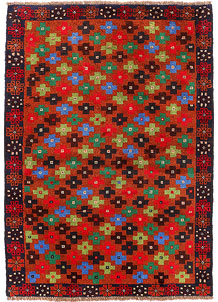 Saddle Brown Baluchi 3' 5 x 4' 9 - SKU 55083