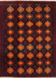 Multi Colored Baluchi 6' 2 x 8' 1 - SKU 55170