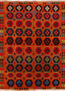Multi Colored Baluchi 6' 1 x 7' 11 - SKU 55182