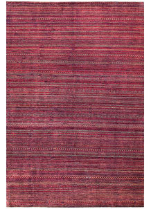 Pale Violet Red Gabbeh 6' 6 x 9' 6 - No. 55865