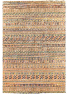 Multi Colored Gabbeh 5' 7 x 8' 2 - No. 55898