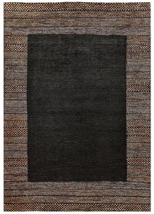Black Gabbeh 5' 7 x 7' 9 - No. 55930