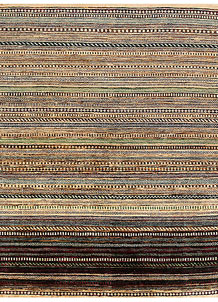 Multi Colored Gabbeh 6' 7 x 7' 7 - No. 56008