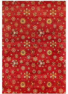 Firebrick Gabbeh 5' 7 x 8' - No. 56660