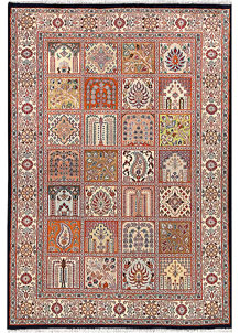 Multi Colored Bakhtiar 4' 6 x 6' 6 - No. 56745