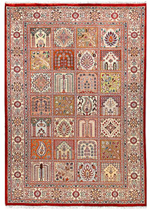 Multi Colored Bakhtiar 4' 6 x 6' 5 - No. 56747
