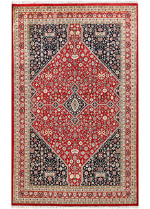 Firebrick Isfahan 4' 6 x 6' 8 - No. 56810