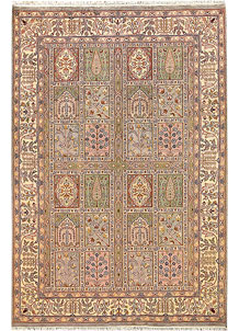 Multi Colored Bakhtiar 4' 1 x 6' - No. 56813