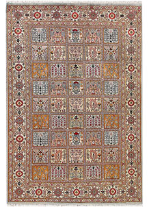 Multi Colored Bakhtiar 4' 6 x 6' 7 - No. 56835