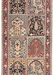 Multi Colored Bakhtiar 2' 1 x 6' - No. 56847