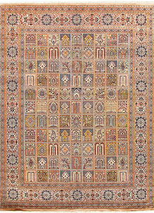 Multi Colored Bakhtiar 9' 2 x 12' - No. 56916