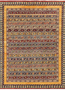 Multi Colored Kazak 4' 10 x 6' 4 - No. 56964