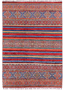 Multi Colored Kazak 5' 10 x 8' 3 - No. 57029