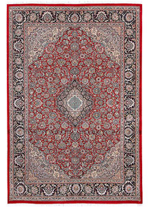 Firebrick Isfahan 4' 7 x 6' 10 - No. 57072